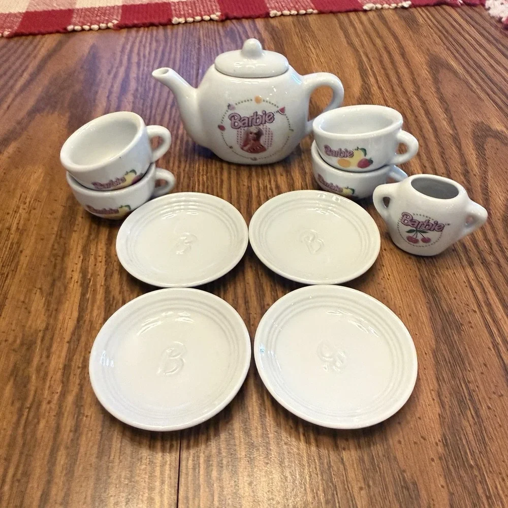 Barbie Mattel China Tea Party Porcelain Pieces Vintage‎ 1994